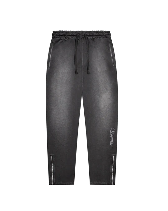 Pantaloni Trapstar Hyperdrive nero grigio da uomo Pantaloni Trapstar Hyperdrive nero grigio da uomo